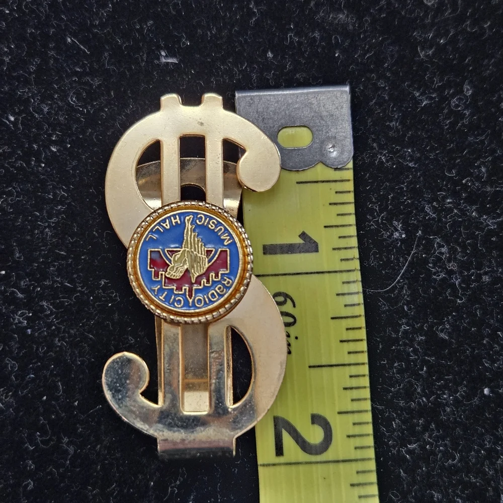 Radio City‎ Music Hall Vintage Gold Tone Money Clip